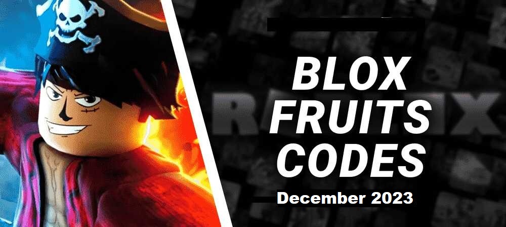 Blox Fruits codes December 2023