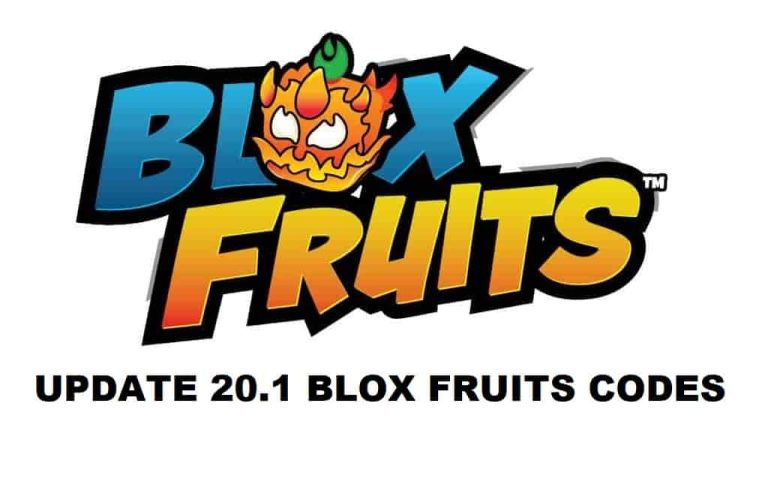UPDATE 20.1 BLOX FRUITS CODES